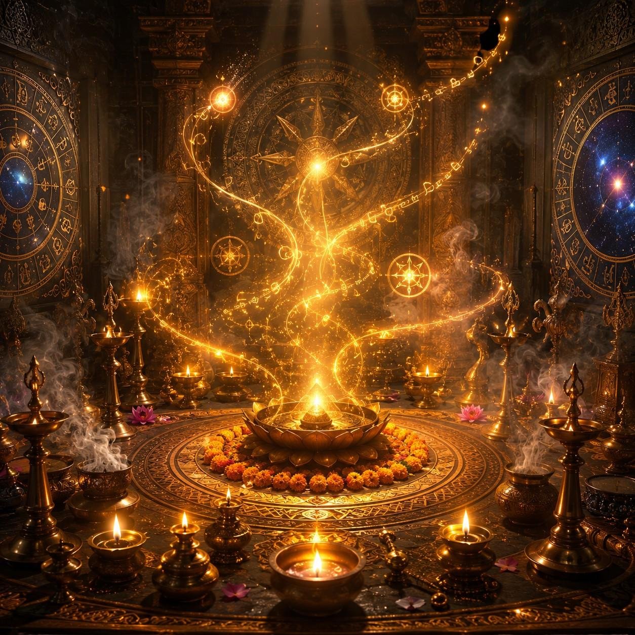 Astrosaras sacred moment